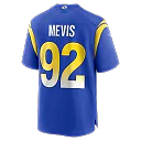 Zennovawear Harrison Mevis Los Angeles Rams Team Game Jersey - Royal