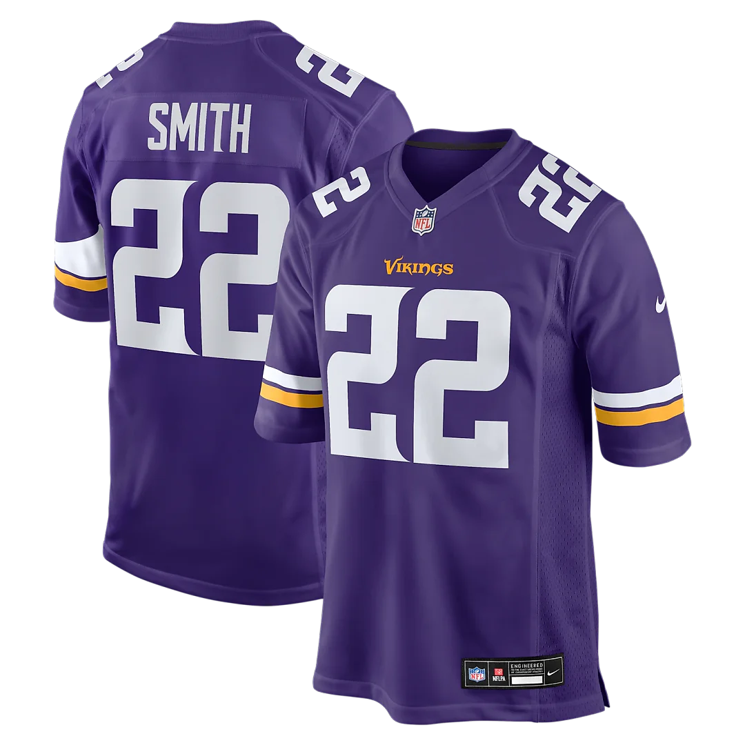 Zennovawear Harrison Smith Minnesota Vikings Game Jersey - Purple