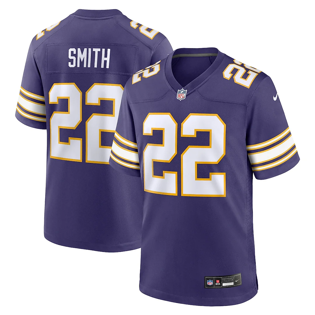 Zennovawear Harrison Smith Minnesota Vikings Classic Player Game Jersey - Purple