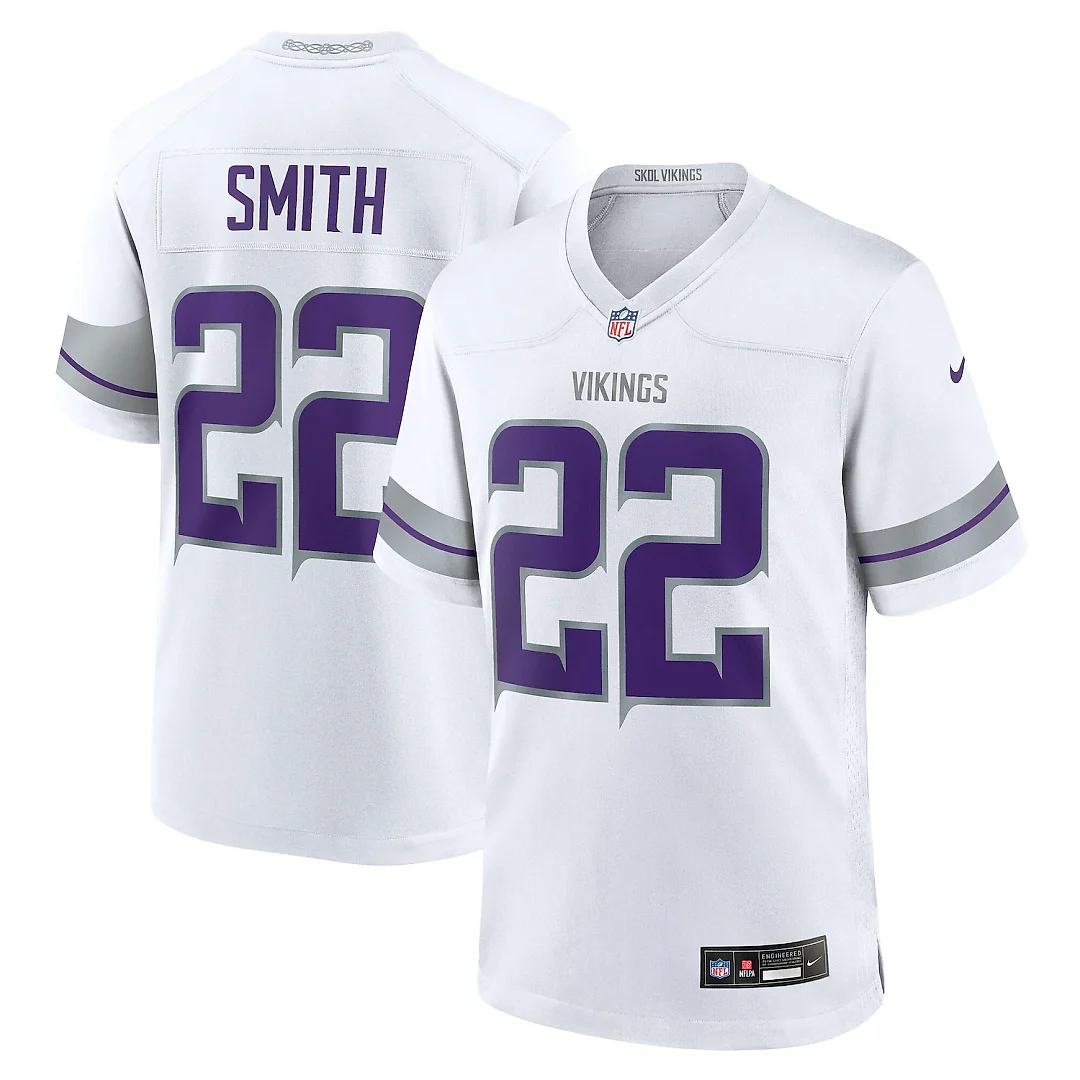 Zennovawear Harrison Smith Minnesota Vikings Alternate Game Jersey - White