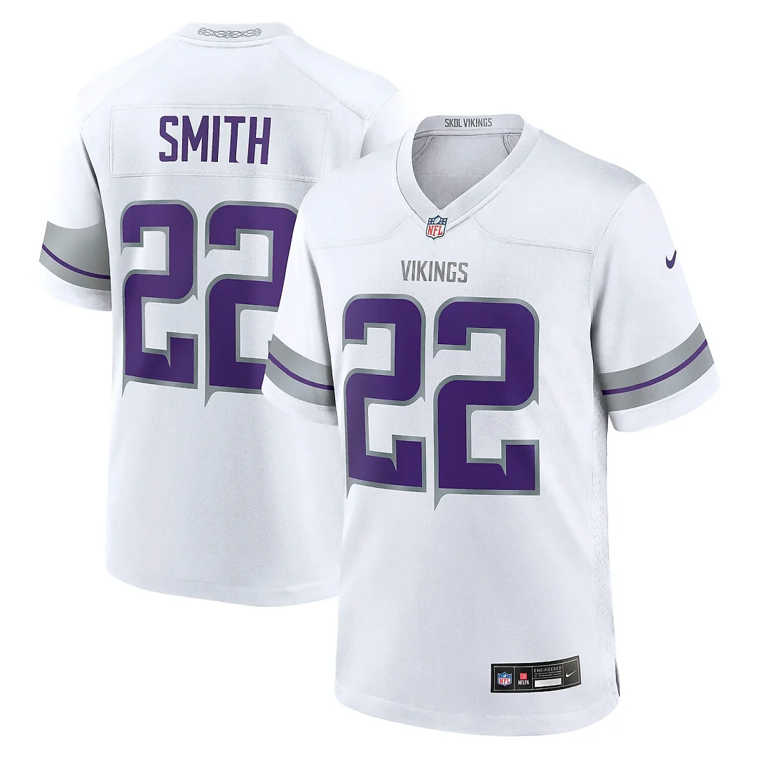 Zennovawear Harrison Smith Minnesota Vikings Alternate Game Jersey - White