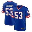 Zennovawear Harry Carson New York Giants Retired Player Alternate Game Jersey - Royal
