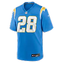 Zennovawear Hassan Haskins Los Angeles Chargers Team Game Jersey - Powder Blue