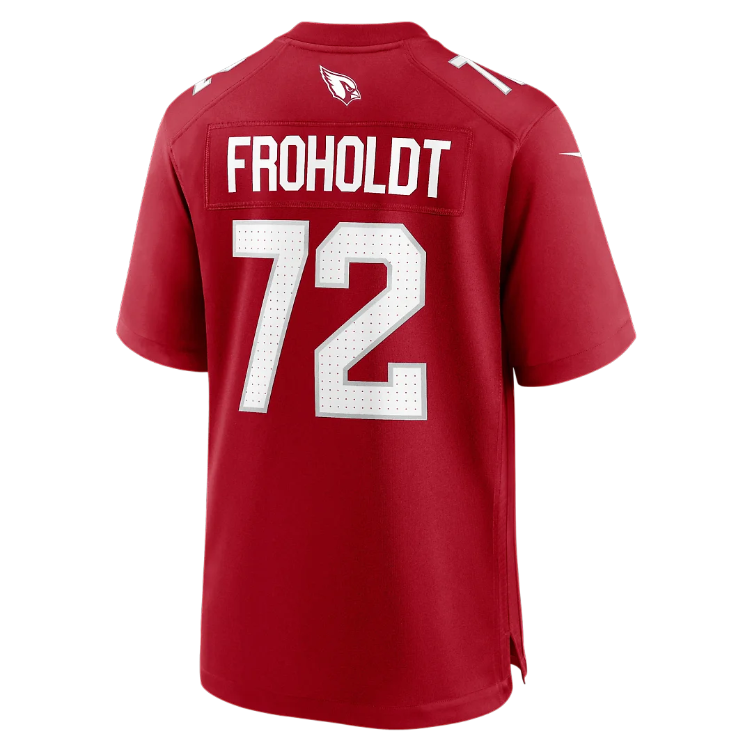 Zennovawear Hjalte Froholdt Arizona Cardinals Team Game Jersey - Cardinal