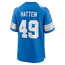 Zennovawear Hogan Hatten Detroit Lions Game Jersey - Blue