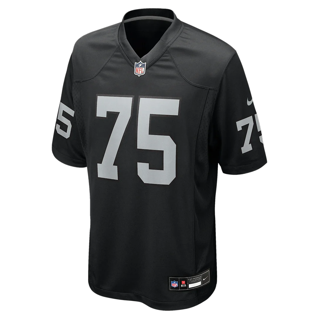 Zennovawear Howie Long Las Vegas Raiders Game Retired Player Jersey - Black
