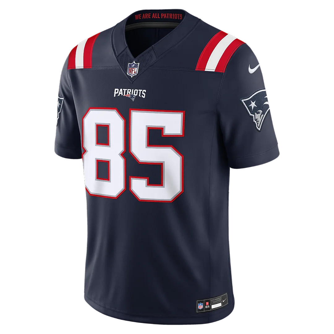 Zennovawear Hunter Henry New England Patriots Team Vapor FUSE. Stitched Limited Jersey - Navy