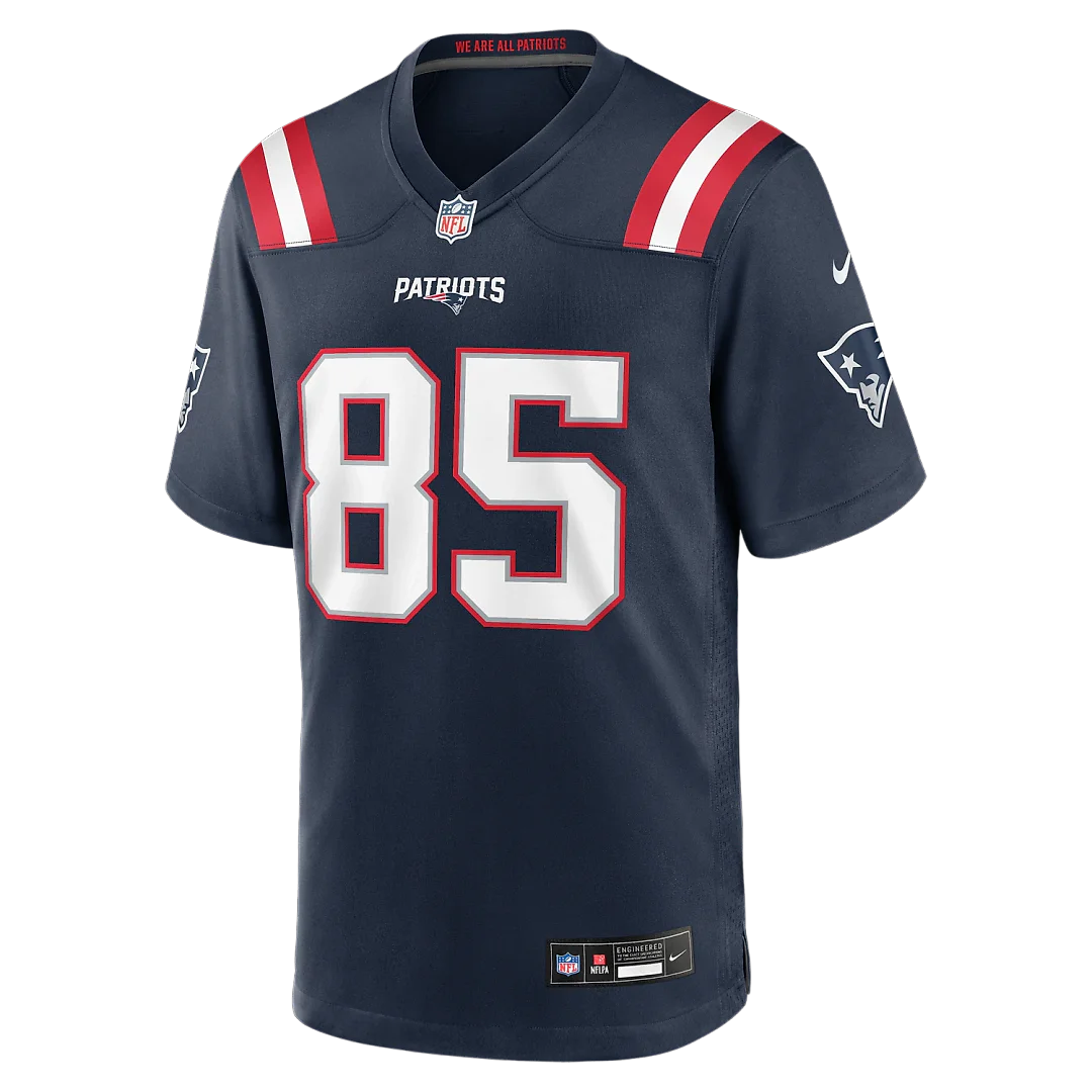 Zennovawear Hunter Henry New England Patriots Team Game Jersey - Navy