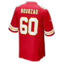 Zennovawear Hunter Nourzad Kansas City Chiefs Game Jersey - Red
