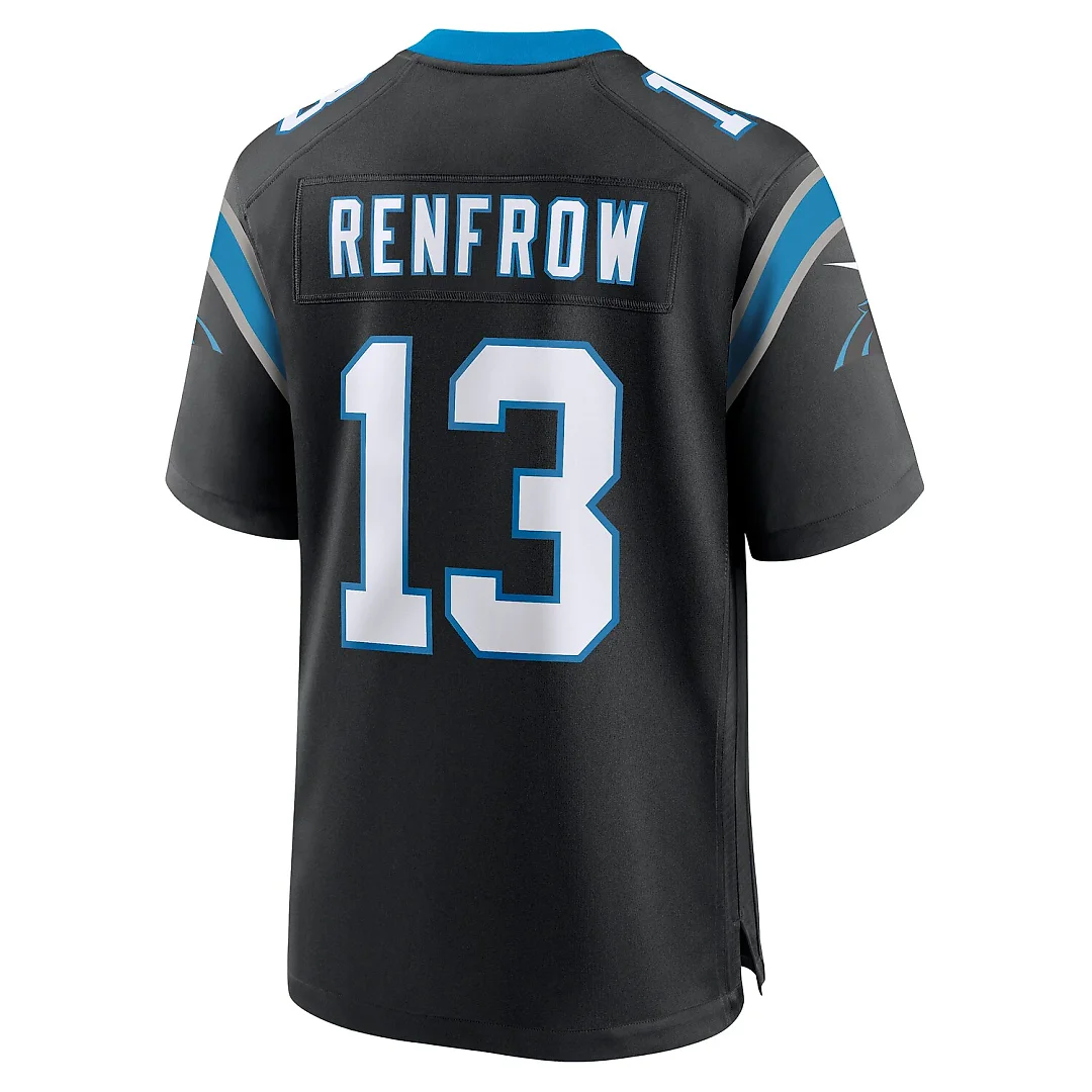 Zennovawear Hunter Renfrow Carolina Panthers Team Game Jersey - Black