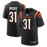 Zennovawear Ickey Woods Cincinnati Bengals Retired Player Game Jersey - Black
