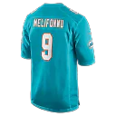 Zennovawear Ifeatu Melifonwu Miami Dolphins Team Game Jersey - Aqua