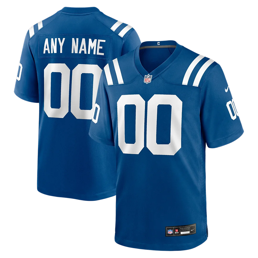 Zennovawear Indianapolis Colts Custom Game Jersey - Royal