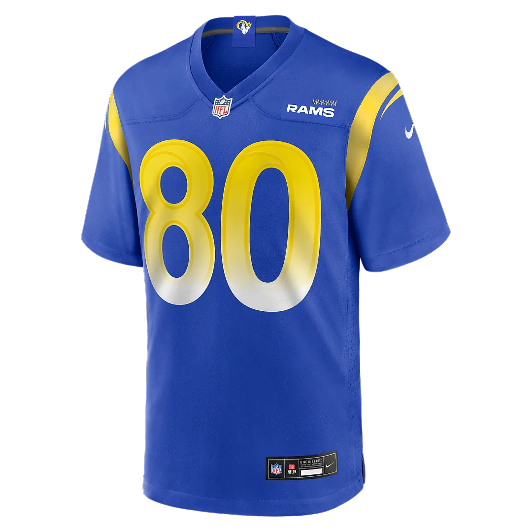 Zennovawear Isaac Bruce Los Angeles Rams Game Retired Player Jersey - Royal