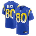 Zennovawear Isaac Bruce Los Angeles Rams Game Retired Player Jersey - Royal