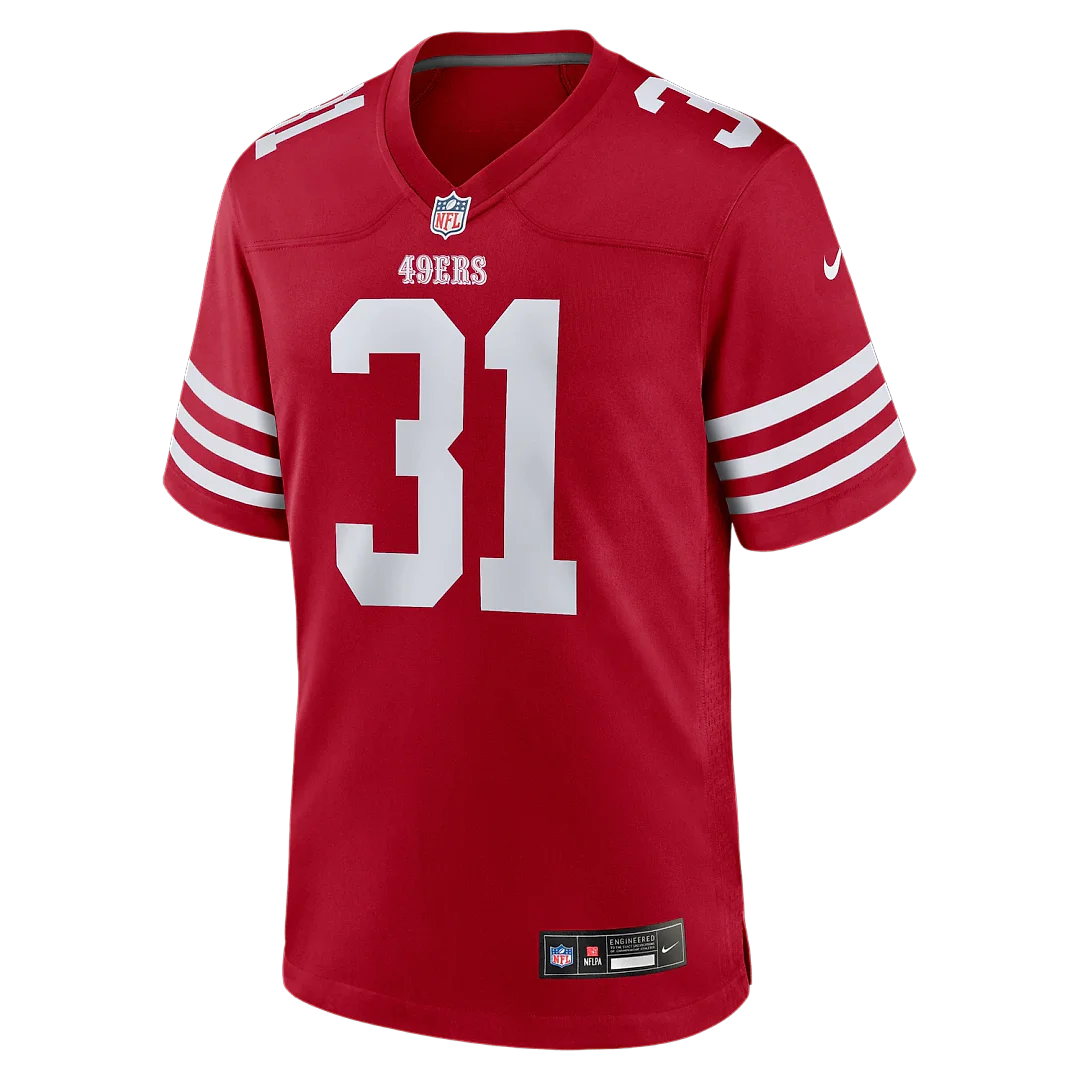 Zennovawear Isaac Guerendo San Francisco 49ers Game Jersey - Scarlet