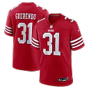 Zennovawear Isaac Guerendo San Francisco 49ers Game Jersey - Scarlet