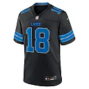 Zennovawear Isaac TeSlaa Detroit Lions Alternate Game Player Jersey - Black