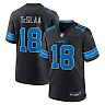 Zennovawear Isaac TeSlaa Detroit Lions Alternate Game Player Jersey - Black