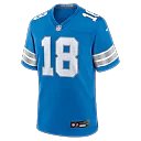 Zennovawear Isaac TeSlaa Detroit Lions Game Player Jersey - Blue