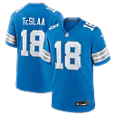 Zennovawear Isaac TeSlaa Detroit Lions Game Player Jersey - Blue