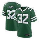 Zennovawear Isaiah Davis New York Jets Team Game Jersey - Legacy Green