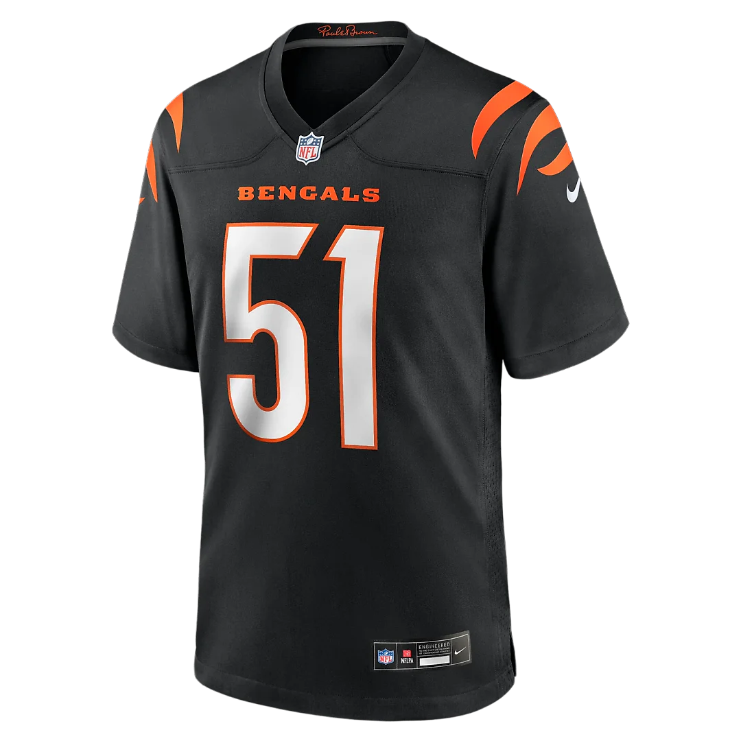 Zennovawear Isaiah Foskey Cincinnati Bengals Team Game Jersey - Black