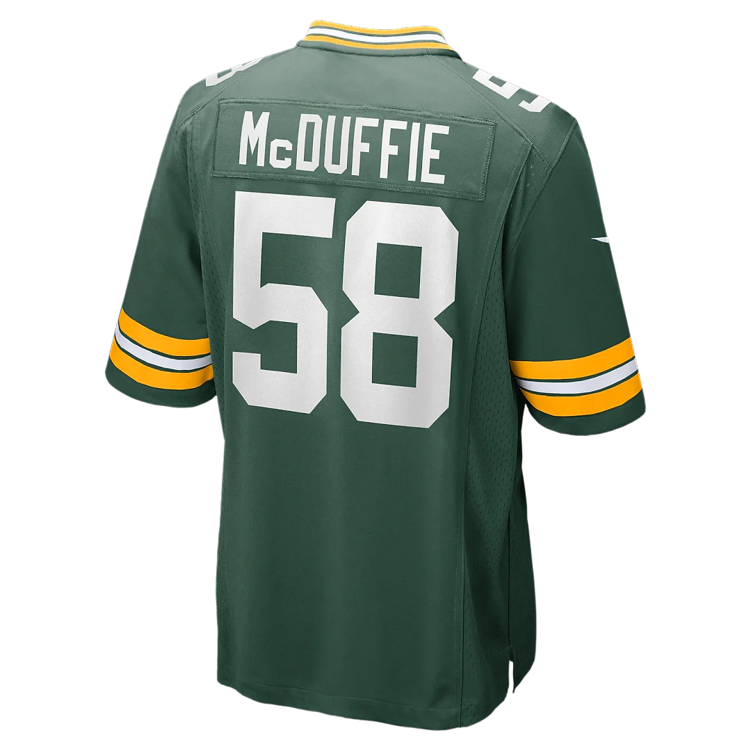 Zennovawear Isaiah McDuffie Green Bay Packers Game Jersey - Green