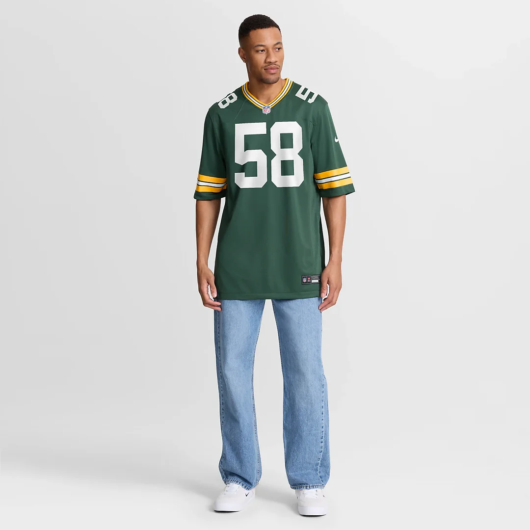 Zennovawear Isaiah McDuffie Green Bay Packers Game Jersey - Green