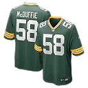 Zennovawear Isaiah McDuffie Green Bay Packers Game Jersey - Green
