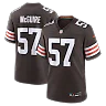 Zennovawear Isaiah McGuire Cleveland Browns Team Game Jersey - Brown
