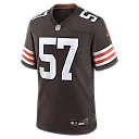 Zennovawear Isaiah McGuire Cleveland Browns Team Game Jersey - Brown