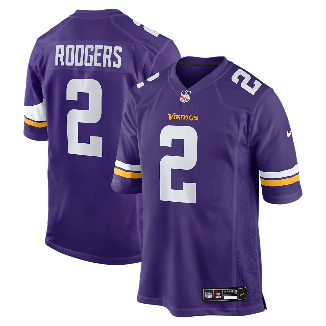 Zennovawear Isaiah Rodgers Minnesota Vikings Team Game Jersey - Purple