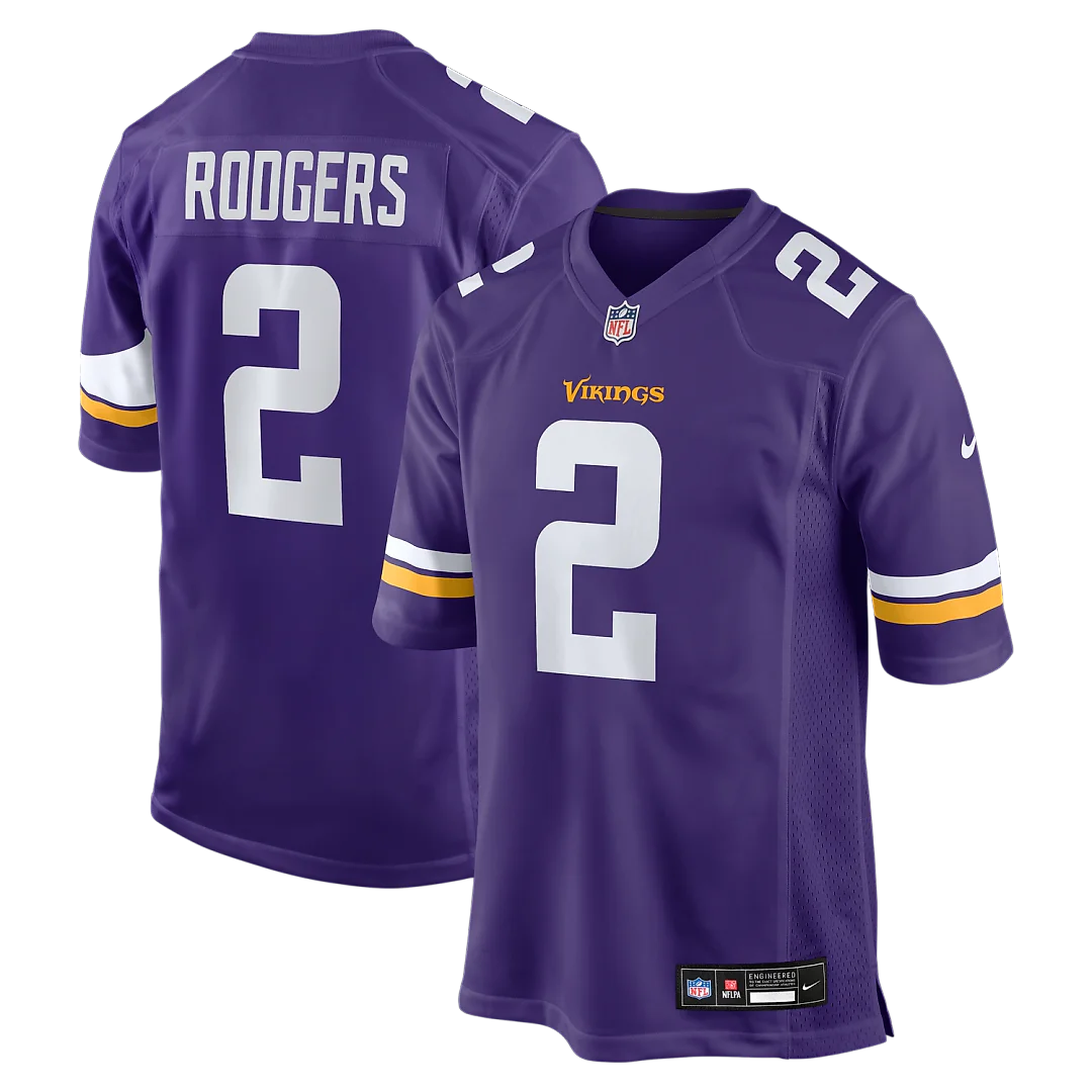 Zennovawear Isaiah Rodgers Minnesota Vikings Team Game Jersey - Purple