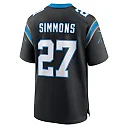 Zennovawear Isaiah Simmons Carolina Panthers Team Game Jersey - Black