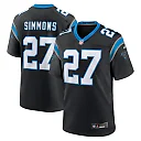 Zennovawear Isaiah Simmons Carolina Panthers Team Game Jersey - Black