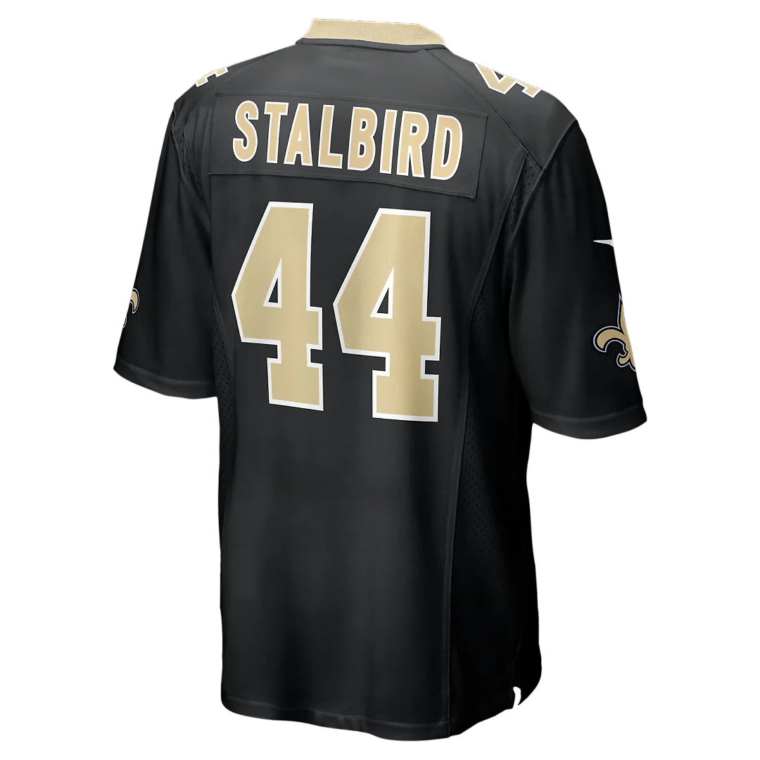 Zennovawear Isaiah Stalbird New Orleans Saints Team Game Jersey - Black
