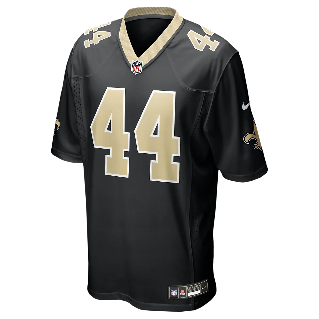 Zennovawear Isaiah Stalbird New Orleans Saints Team Game Jersey - Black