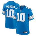 Zennovawear Isiah Pacheco Detroit Lions Team Game Jersey - Blue