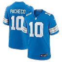 Zennovawear Isiah Pacheco Detroit Lions Team Game Jersey - Blue