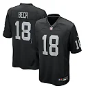 Zennovawear Jack Bech Las Vegas Raiders Team Game Jersey - Black