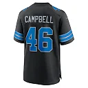 Zennovawear Jack Campbell Detroit Lions 2nd Alternate Game Jersey - Black