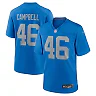 Zennovawear Jack Campbell Detroit Lions Alternate Game Jersey - Blue