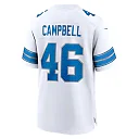 Zennovawear Jack Campbell Detroit Lions White Game Jersey - White
