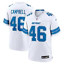 Zennovawear Jack Campbell Detroit Lions White Game Jersey - White