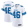 Zennovawear Jack Campbell Detroit Lions White Game Jersey - White