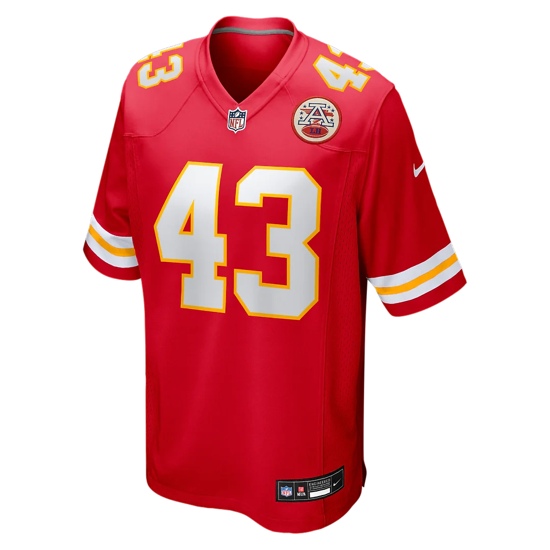 Zennovawear Jack Cochrane Kansas City Chiefs Game Player Jersey - Red