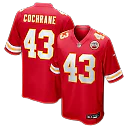 Zennovawear Jack Cochrane Kansas City Chiefs Game Player Jersey - Red