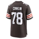 Zennovawear Jack Conklin Cleveland Browns Game Player Jersey - Brown