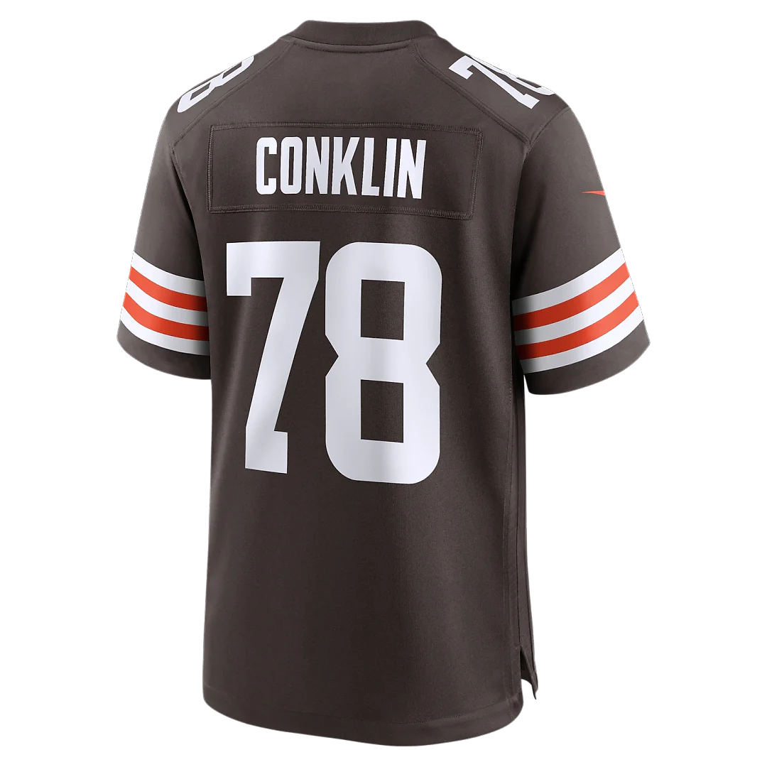 Zennovawear Jack Conklin Cleveland Browns Team Game Jersey - Brown